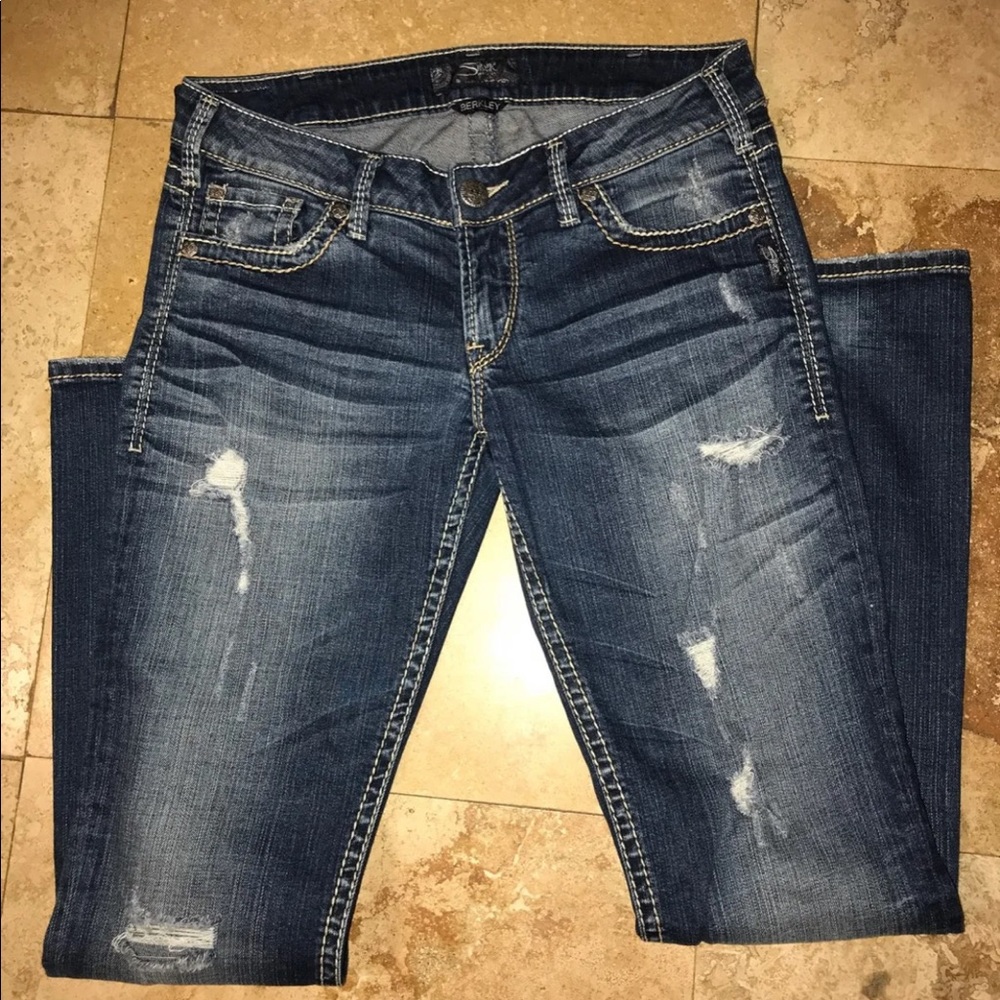 Silver jeans